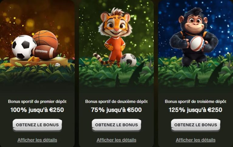 CashWin Casino bonus sportifs