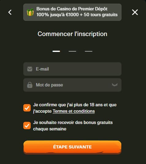 CashWin Casino inscription